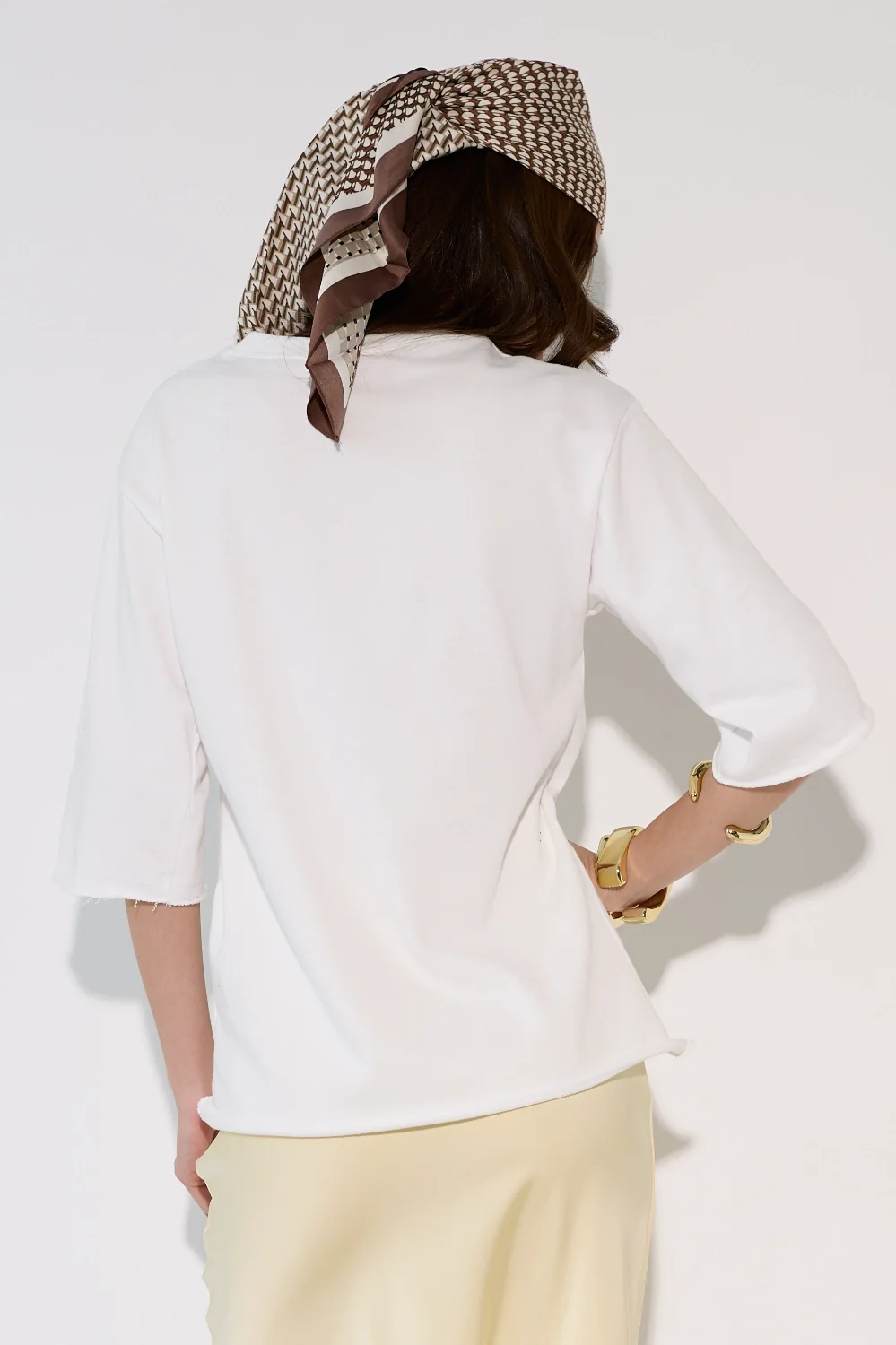 חולצת אוברסייז פלאט לוק איקס - Image 16