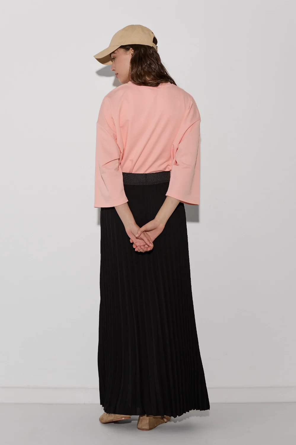 חצאית מקסי פליסה - Image 15